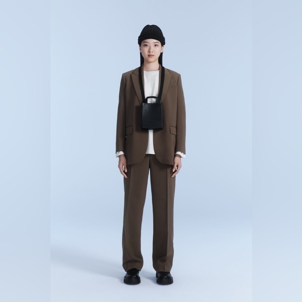 Zara slim fit masculine trousers brown  size S